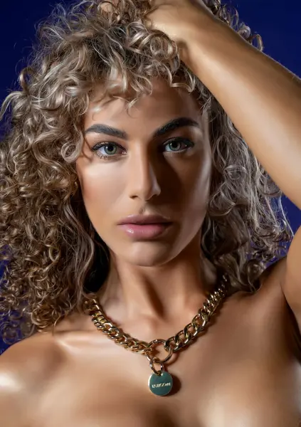 TABOOM Dona Statement Collar Rose Gold Metal Adjustable Design