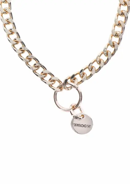 TABOOM Dona Statement Collar Rose Gold Metal Adjustable Design