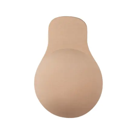 Bye Bra Fabric Pull-Ups Nude M - Invisible Silicone Support Cups