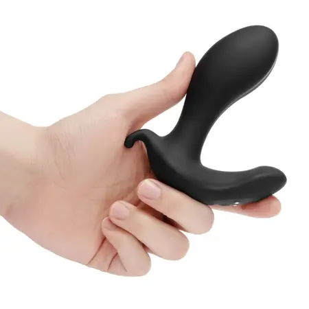 b-Vibe Expand Plug Remote-Controlled Flexible Anal Device Black