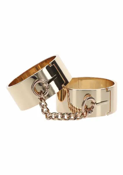 TABOOM Dona Wrist Cuffs Rose Gold - Elegant Metal Accessory