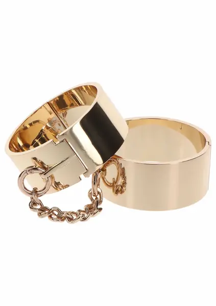 TABOOM Dona Wrist Cuffs Rose Gold - Elegant Metal Accessory