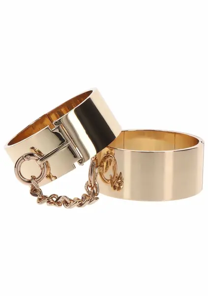 TABOOM Dona Wrist Cuffs Rose Gold - Elegant Metal Accessory