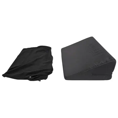 Sportsheets Pivot Positioner Ergonomic Foam Wedge Black 17x6in