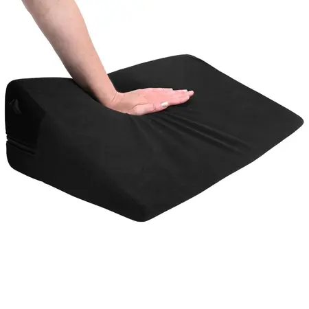 Sportsheets Pivot Positioner Ergonomic Foam Wedge Black 17x6in