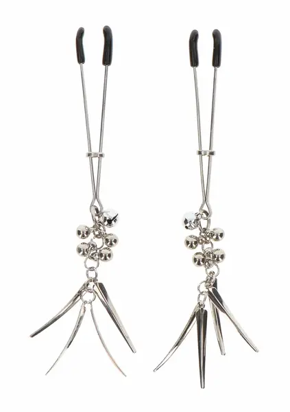 TABOOM Jewel Tweezer Adjustable Intimate Clamp - Elegant Silver Design