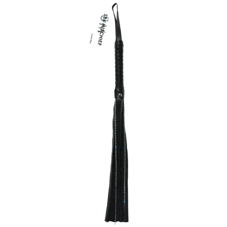 Sportsheets Sex & Mischief Crystal Whip 60.9cm Elegant Impact Tool