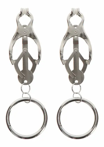 TABOOM Butterfly Clamps With Ring - Stainless Steel, Adjustable Design