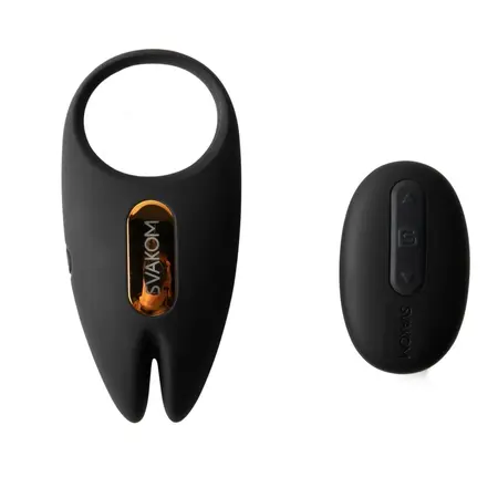SVAKOM Winni 2 App-Controlled Silicone Intimate Ring Waterproof Black
