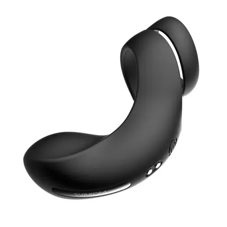 Svakom Benedict Dual Ring Rechargeable Perineal Massage System, Black