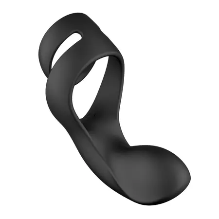 Svakom Benedict Dual Ring Rechargeable Perineal Massage System, Black