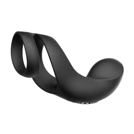 Svakom Benedict Dual Ring Rechargeable Perineal Massage System, Black