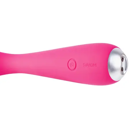 Svakom Iris Intimate Massager Plum Red, Waterproof, 5 Modes, 180mm