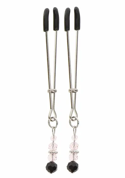TABOOM Tweezers With Beads Adjustable Nipple Accessory Silver