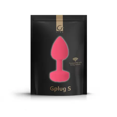 Gvibe GplugS Neon Rose - Rechargeable Intimate Wellness Plug, 3cm