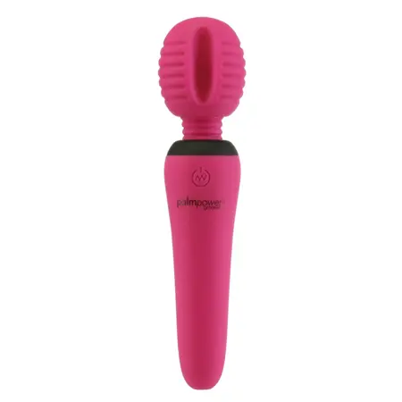 PalmPower Groove Mini Wand Fuchsia - Compact USB Rechargeable Massager