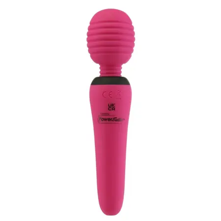 PalmPower Groove Mini Wand Fuchsia - Compact USB Rechargeable Massager