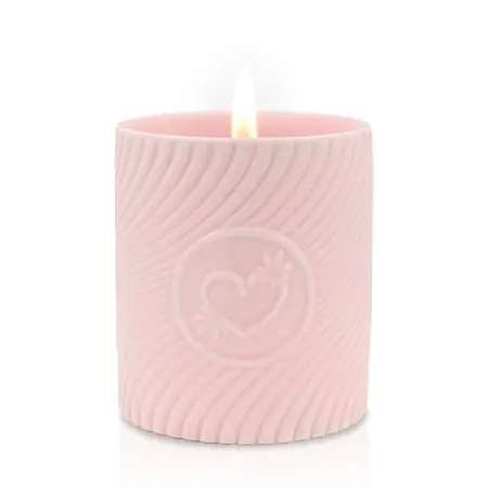 HighOnLove Pink Lychee Martini Massage Candle 120g - Hemp & Coconut Oils
