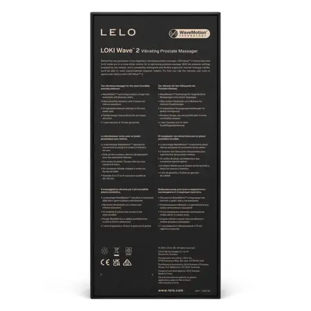 LELO Loki Wave 2 Violet Dusk - Intimate Device with 12 Modes, Waterproof