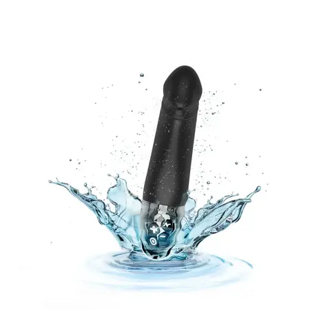 Mystim Real Deal Neal Black - eStim Silicone Intimate Trainer, Large