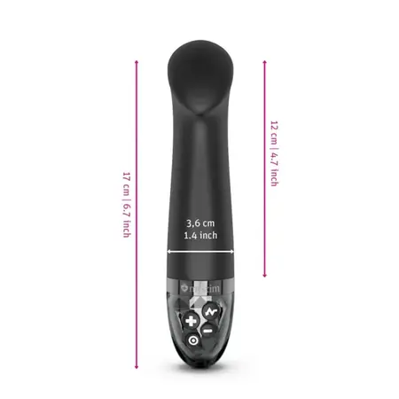 Mystim Right on Ron eStim Intimate Device Black Adjustable Size
