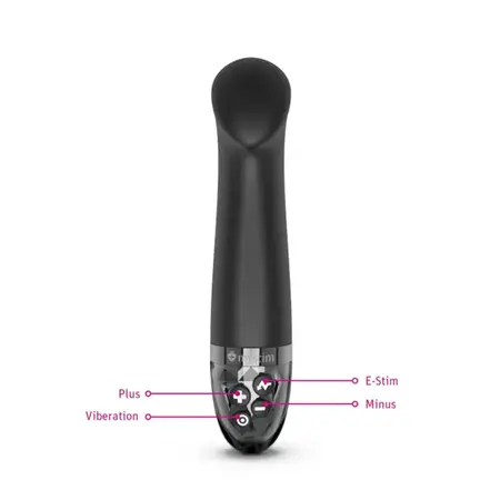 Mystim Right on Ron eStim Intimate Device Black Adjustable Size