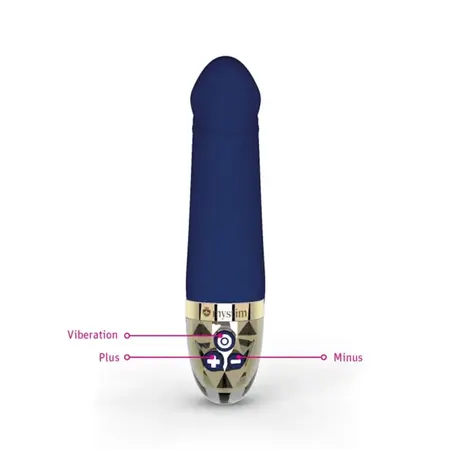 Mystim Real Deal Neal Blue - Anatomical Intimate Silicone Device, Large
