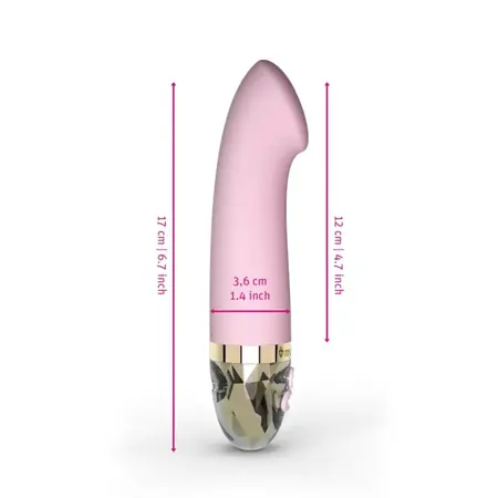 Mystim Right on Ron Intimate Device Rose Silicone Compact Model