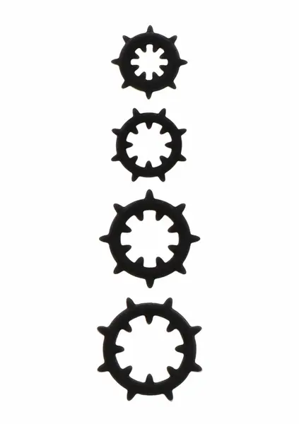 TABOOM Nipple Enlargers Set with 8 Adjustable Rings - Transparent