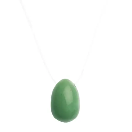 La Gemmes Jade Egg M - Medium Natural Jade Wellness Stone 4x3cm