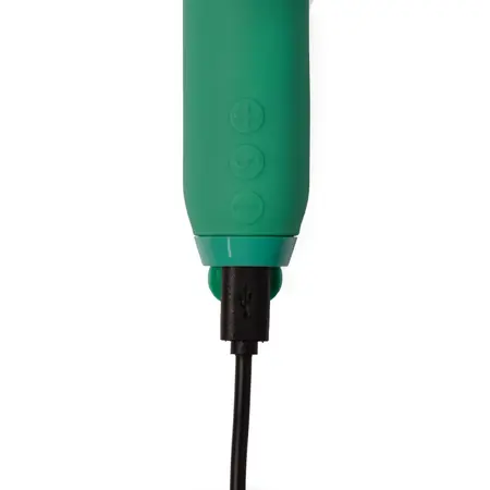 Je Joue Amour Green Heart-Shaped Bullet Massager, USB Rechargeable