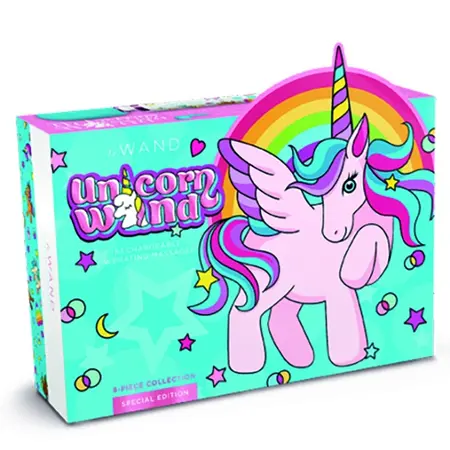 Le Wand Unicorn Wand Set - 8-Piece Vibrating Massager Kit, Rainbow Edition