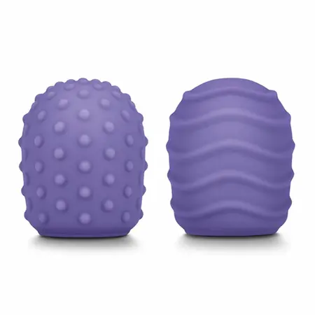Le Wand Petite Silicone Texture Covers Set - Spiral & Droplet Design