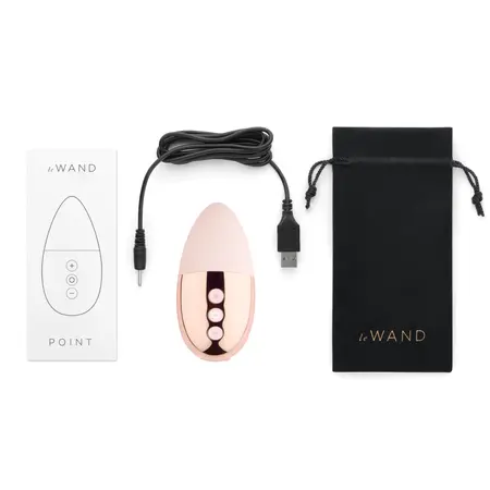 Le Wand Point Rose Gold Compact Rechargeable Stimulation Device