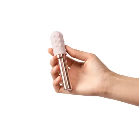 Le Wand Grand Bullet Rose Gold - Compact Vibrating Massager USB