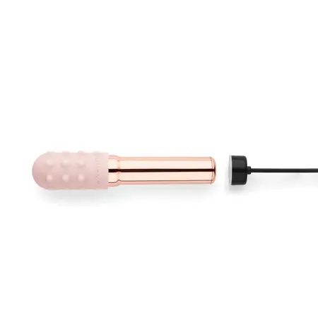 Le Wand Grand Bullet Rose Gold - Compact Vibrating Massager USB