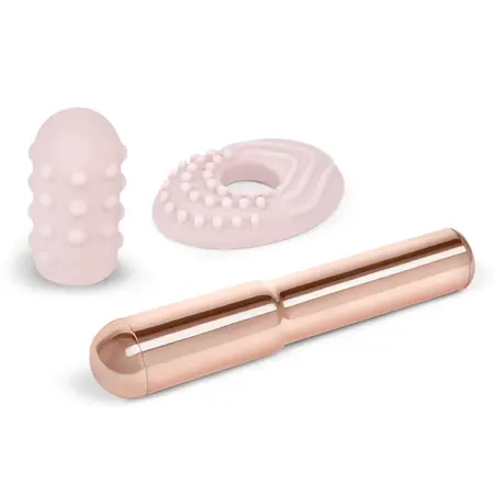 Le Wand Grand Bullet Rose Gold - Compact Vibrating Massager USB