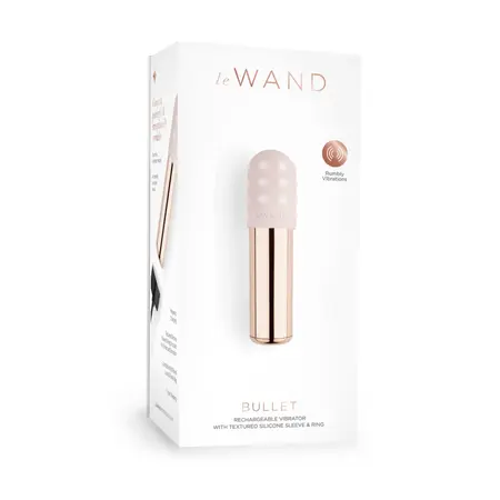 Le Wand Bullet Rose Gold Rechargeable Compact Massager