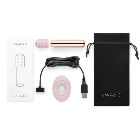 Le Wand Bullet Rose Gold Rechargeable Compact Massager