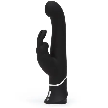 Happy Rabbit G-Spot Stroker Black - Silicone Rechargeable Intimate Machine