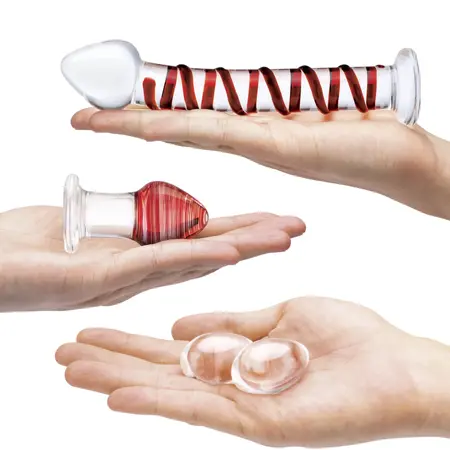 Glas Mr. Swirly 4-Piece Glass Set - Versatile Intimate Wellness Kit