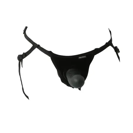 Sportsheets Everlaster Wishbone Adjustable Harness, Black, 69