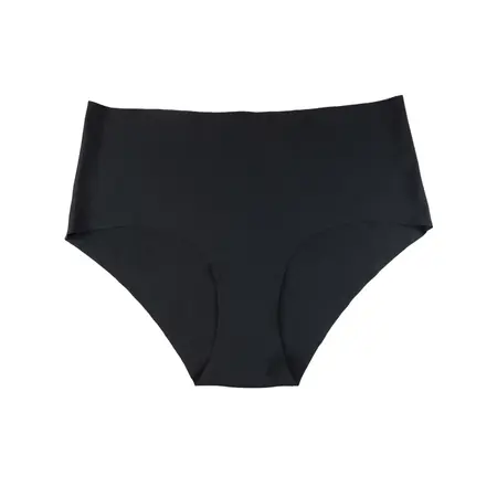 Bye Bra Invisible High Brief 2-Pack Cotton Gusset Nude & Black XXL