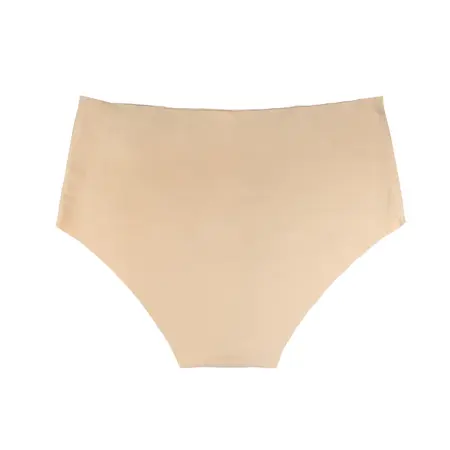 Bye Bra Invisible High Brief 2-Pack Cotton Gusset Nude & Black XXL