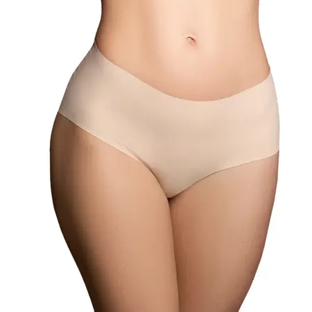 Bye Bra Invisible High Brief XL Double Pack Nude & Black Comfort Fit