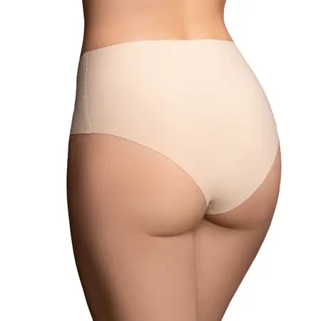 Bye Bra Invisible High Brief XL Double Pack Nude & Black Comfort Fit