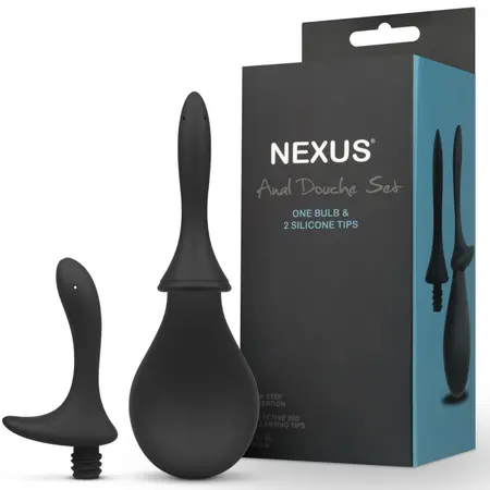 Nexus Anal Cleansing System 260ml - Dual Silicone Nozzle Set