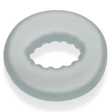 Oxballs AXIS Rib Griphold Comfort Ring Clear Ice Plus+Silicone 5 cm