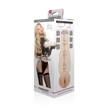 Fleshlight Girls Kenzie Reeves Creampuff Intimate Texture Sleeve