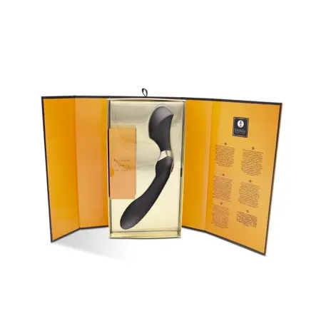Shunga ZOA Black Intimate Multi-Zone Vibrating Massager 27cm